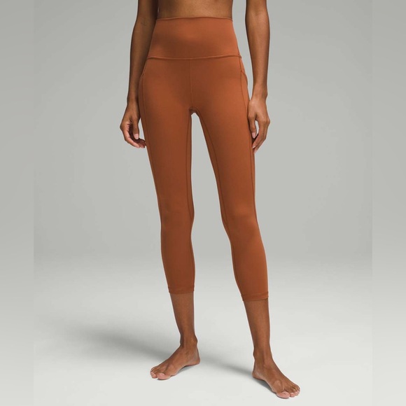 Lululemon Align High-rise with Pockets 23” Sable Copper size 6 - Picture 6 of 17